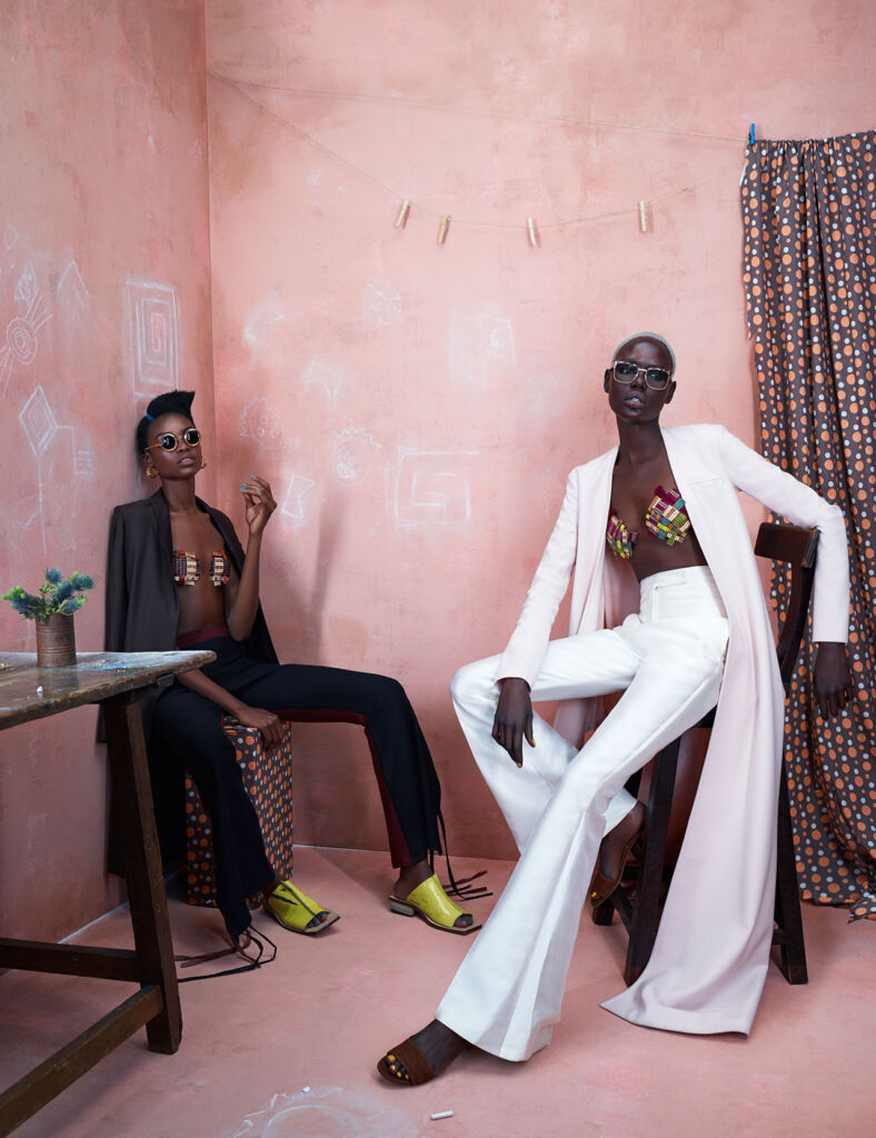 Africa Rising | Ajak Deng & Maria Borges shot by Ed Singleton for models.com
