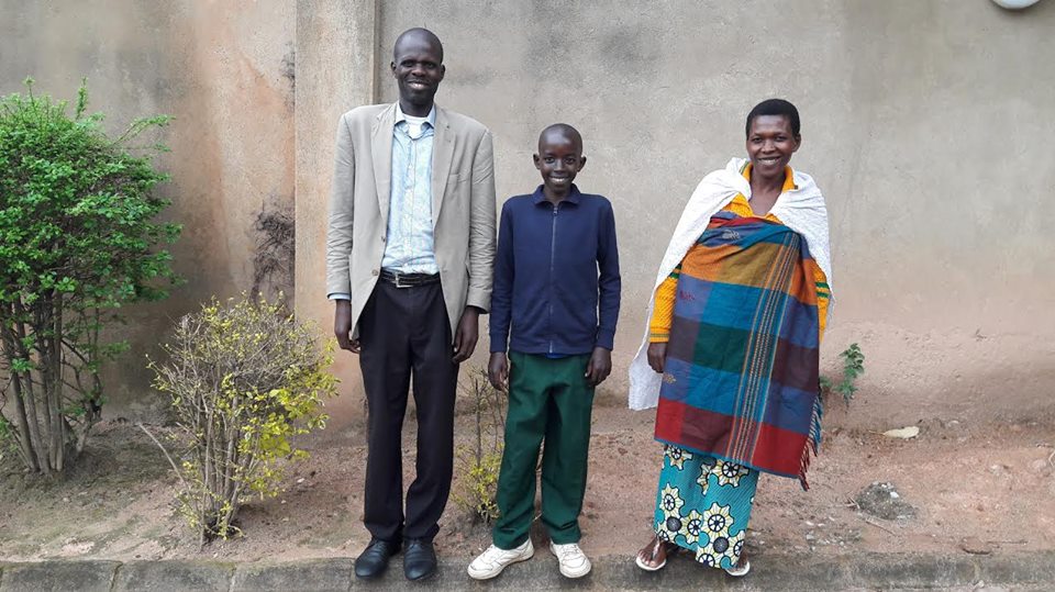 Pierre Ndayiragije and his parents
