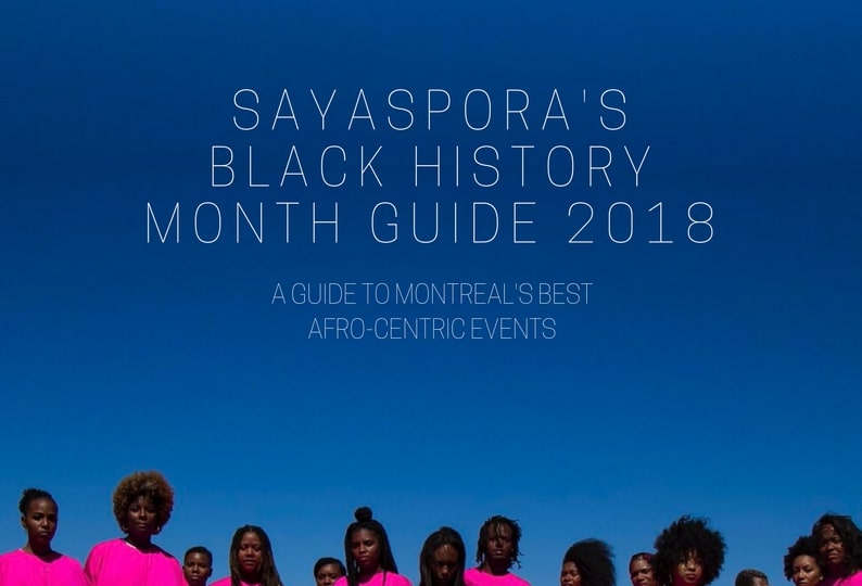 Sayaspora's black history month guide 2018